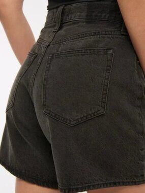 Abercrombie & Fitch Curve Love High Rise 5” Dad Shorts